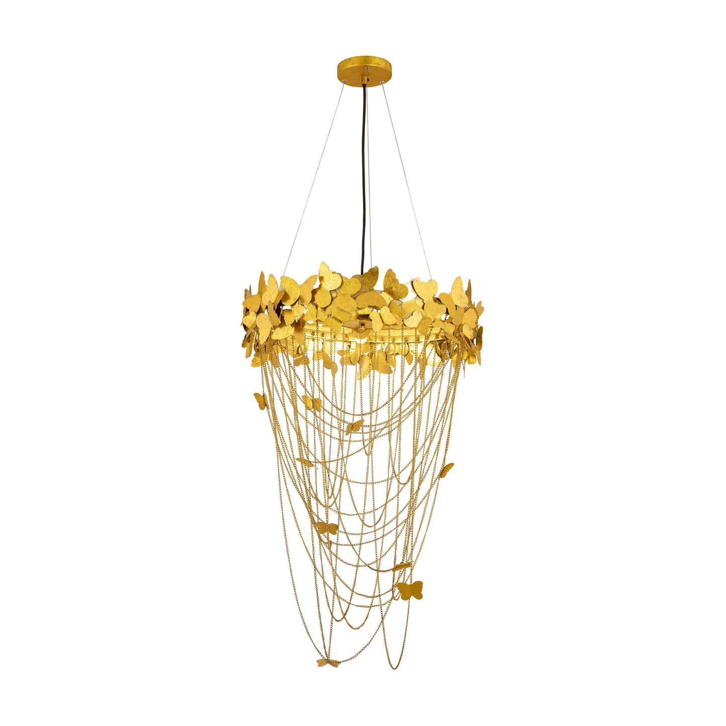 Butterfly Gold Chandelier by TOV G18412
