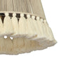 Helen White Cotton Tasseled Pendant Lamp by TOV G18455