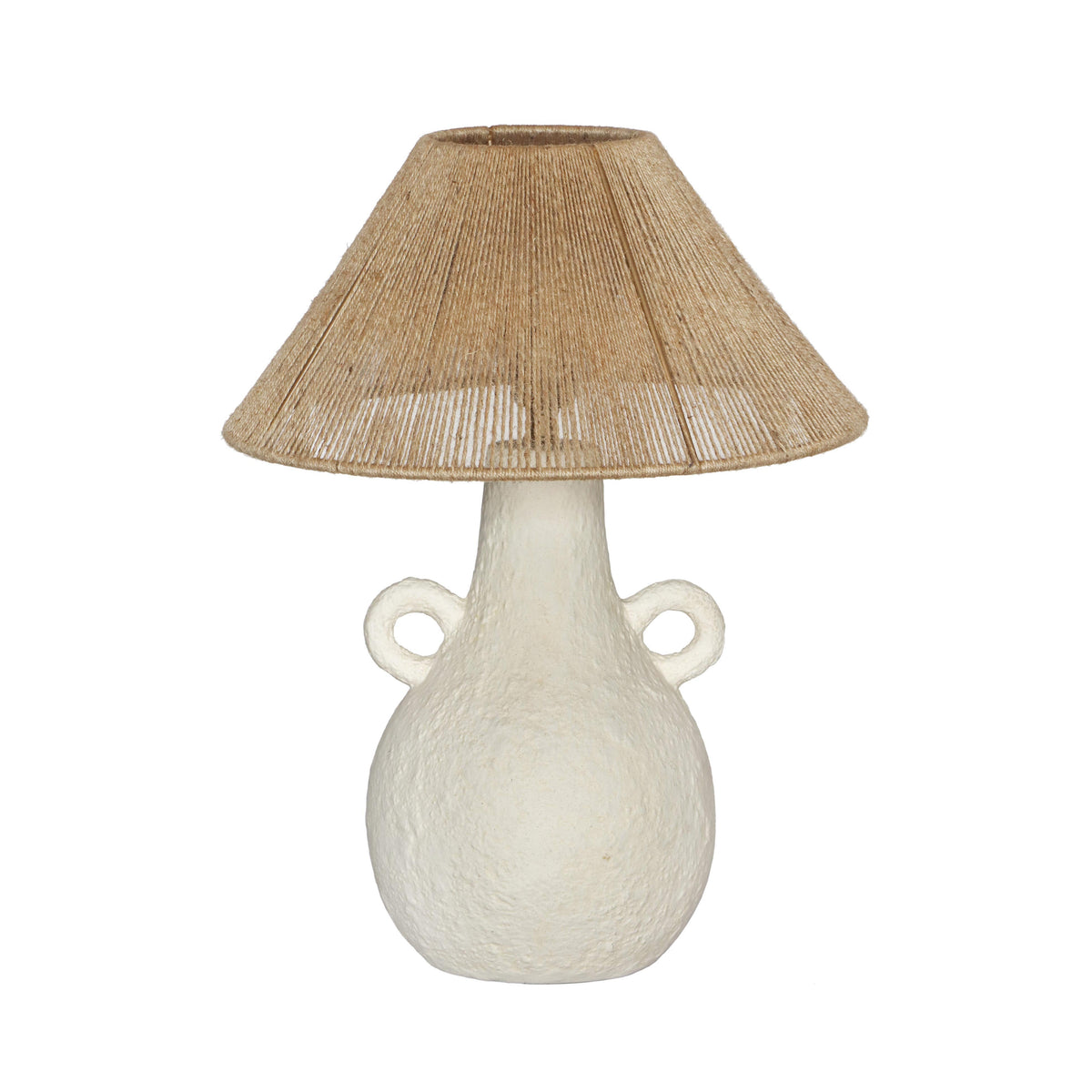 Lalit Natural & White Ceramic Table Lamp by TOV Furniture – photo 1 of 6