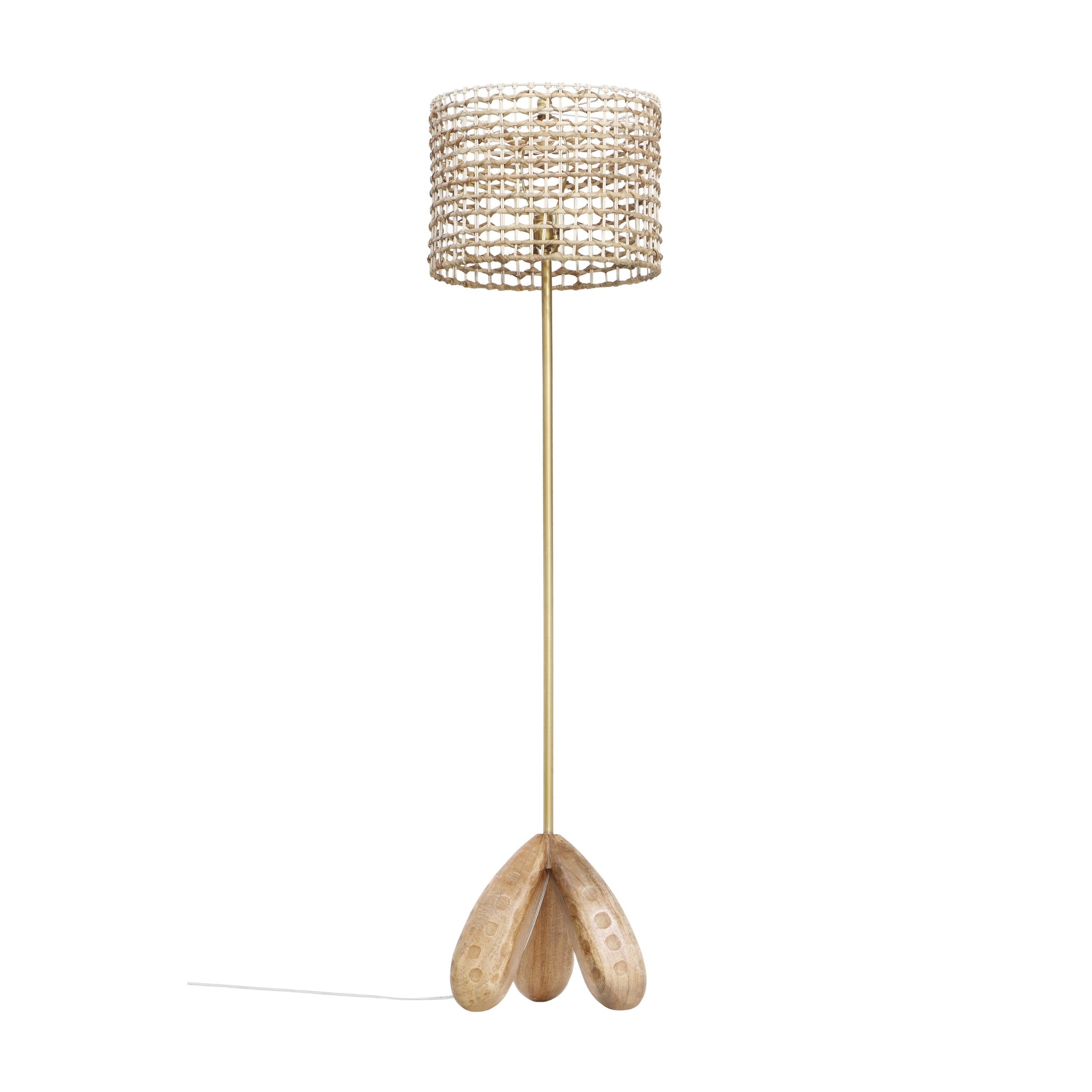 Alondra Wooden Floor Lamp by TOV G18482