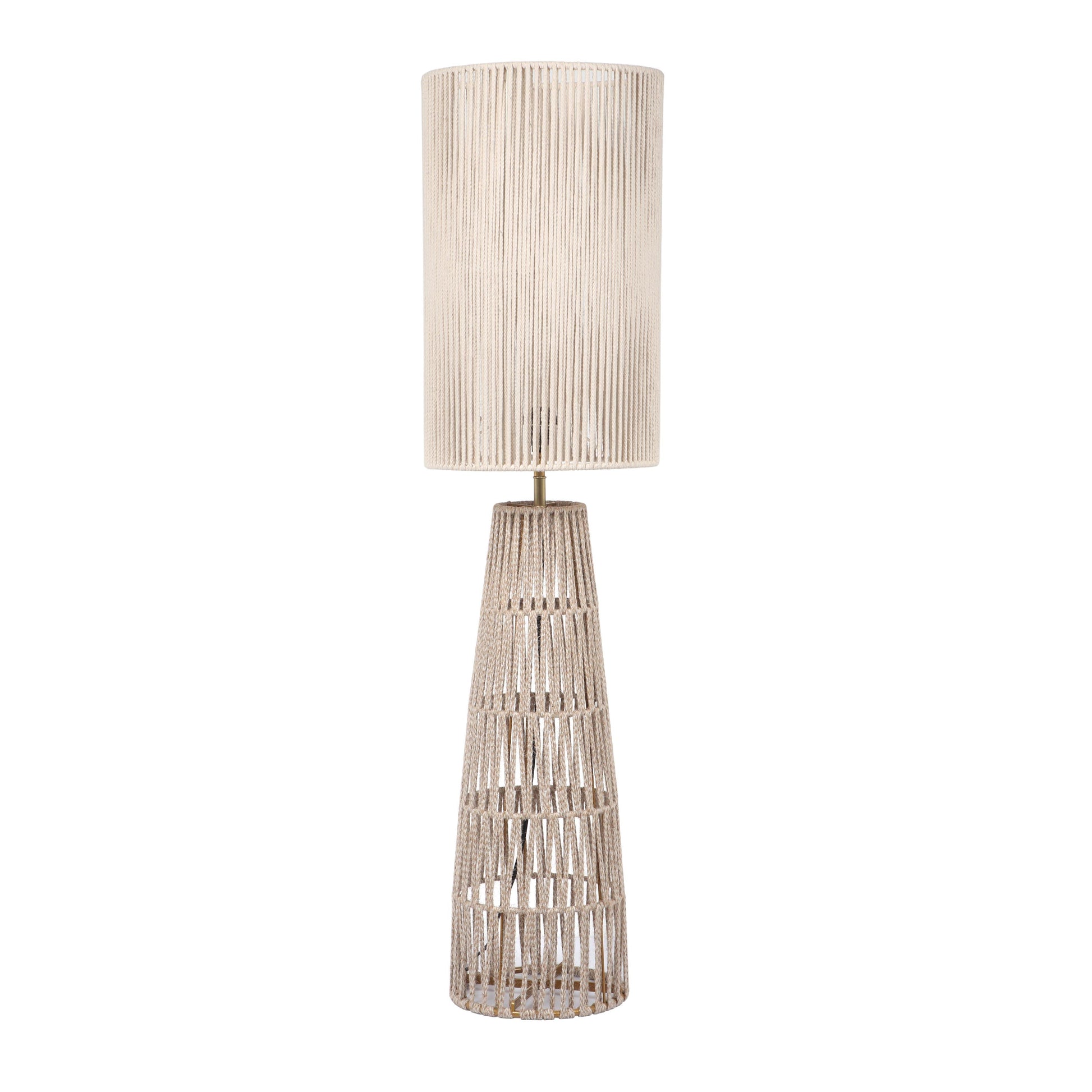 Beam Cream Natural Jute Floor Lamp by TOV G18562