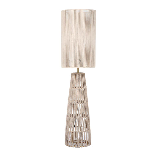 Beam Cream Natural Jute Floor Lamp by TOV G18562