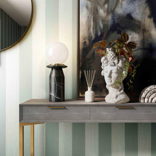 Globe Onyx Black Marble Lamp by TOV Furniture – photo 2 of 6