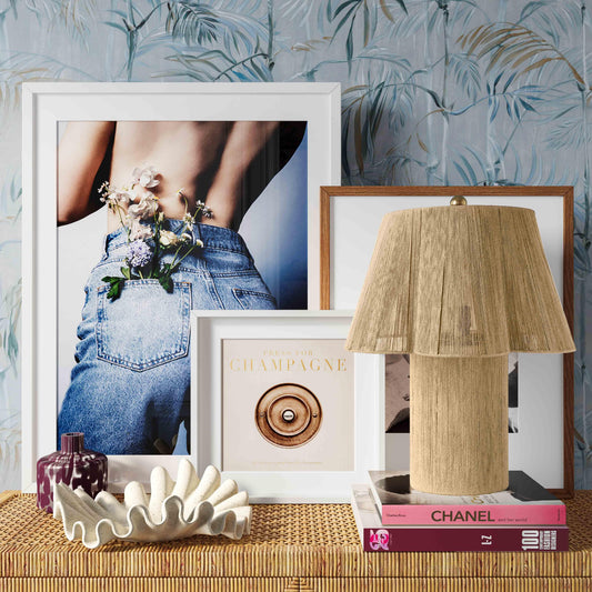 Corrine Natural Jute Table Lamp by TOV Furniture – photo 2 of 7