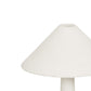 Faith White Boucle Floor Lamp by TOV G18633