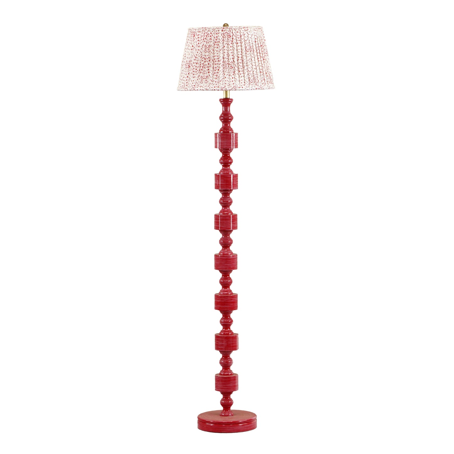 Peggy Pink Spotted Floor Lamp by TOV G18676