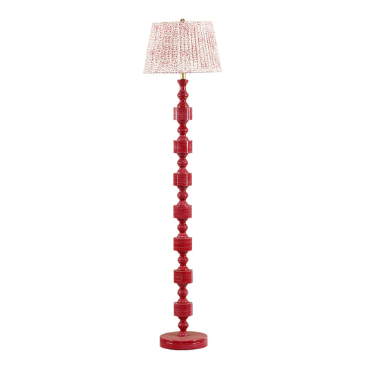 Peggy Pink Spotted Floor Lamp by TOV G18676
