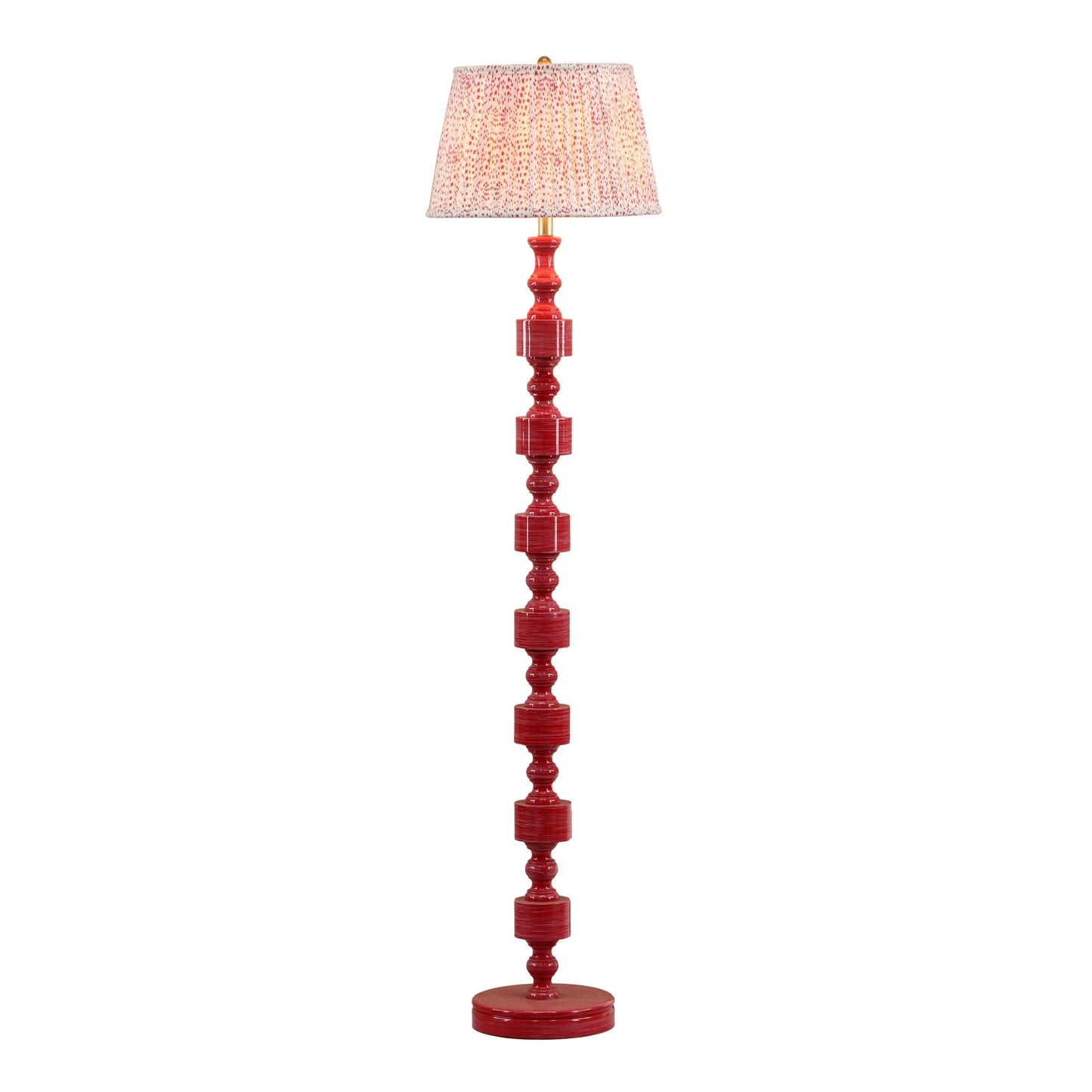 Peggy Pink Spotted Floor Lamp by TOV G18676