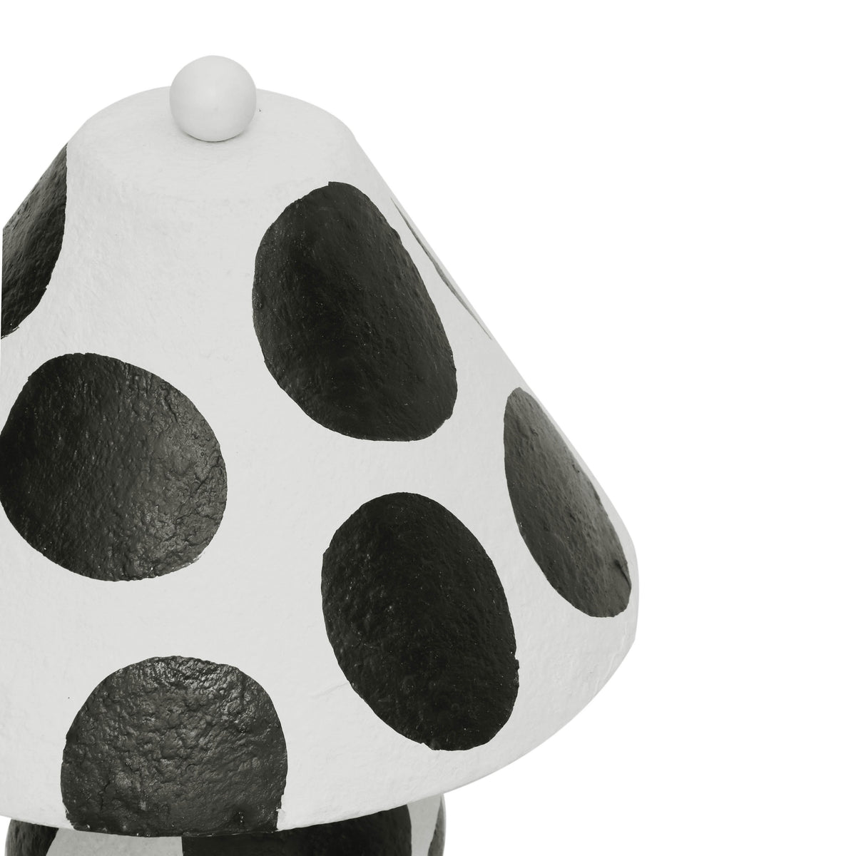 Lerici Black and White Papier Mache Table Lamp by TOV Furniture – photo 4 of 6