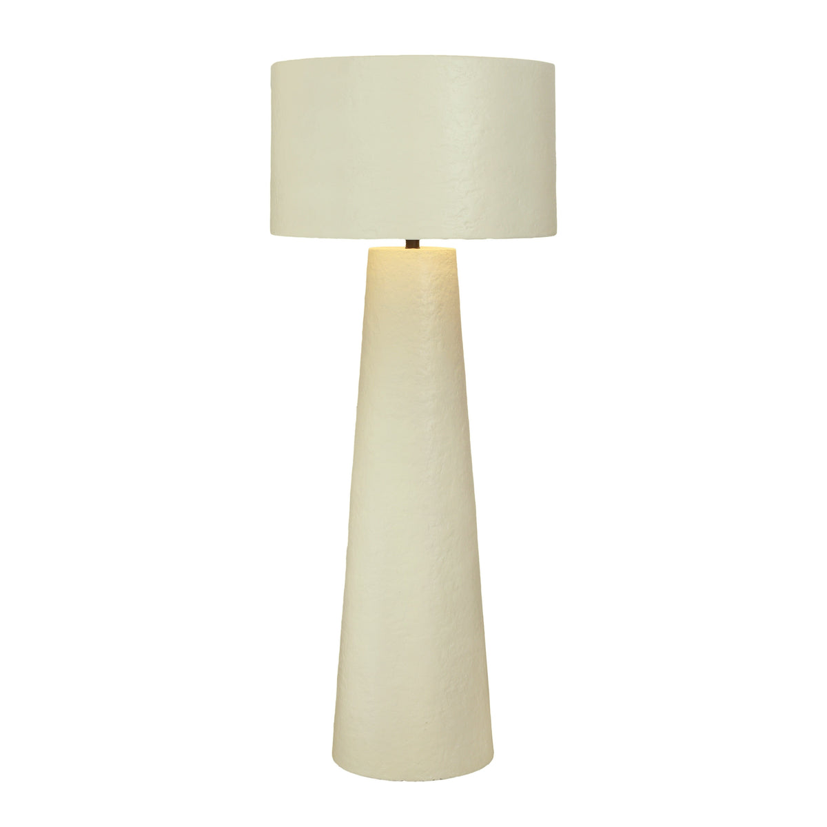 Yala Cream Papier Mache Floor Lamp by TOV Furniture – photo 3 of 6