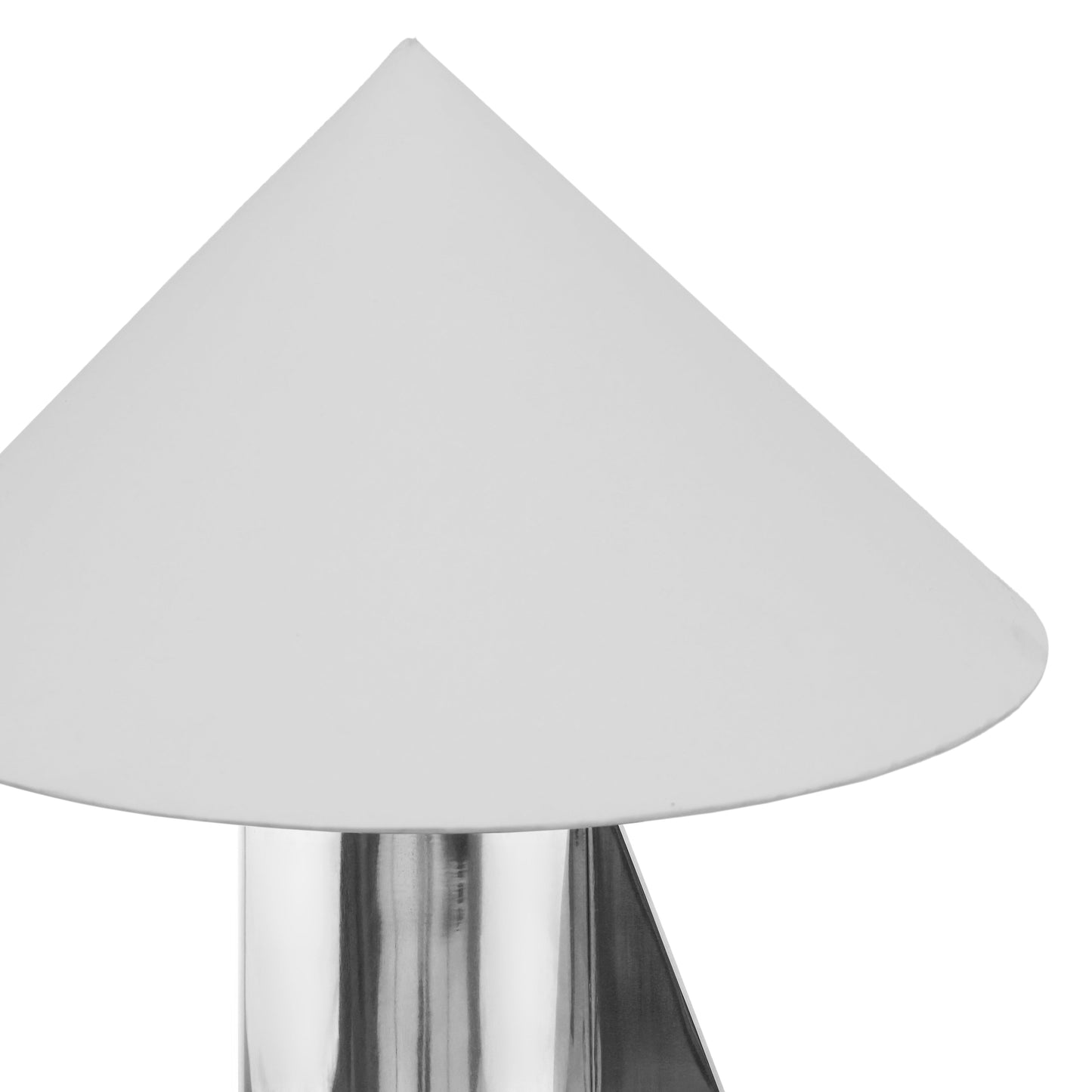 Geo Angled Chrome Table Lamp Chrome by Tov Furniture