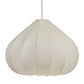 Zubeda Cotton Teardrop Pendant Lamp White Large by Tov Furniture