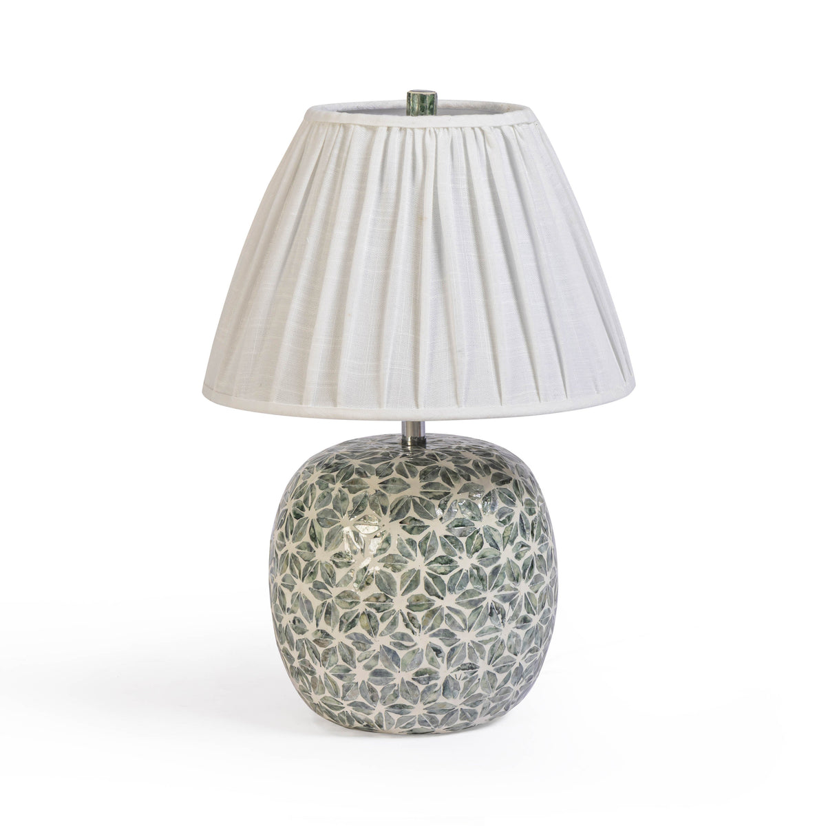 Yaya Green Capiz Shell Table Lamp by TOV Furniture – photo 1 of 7