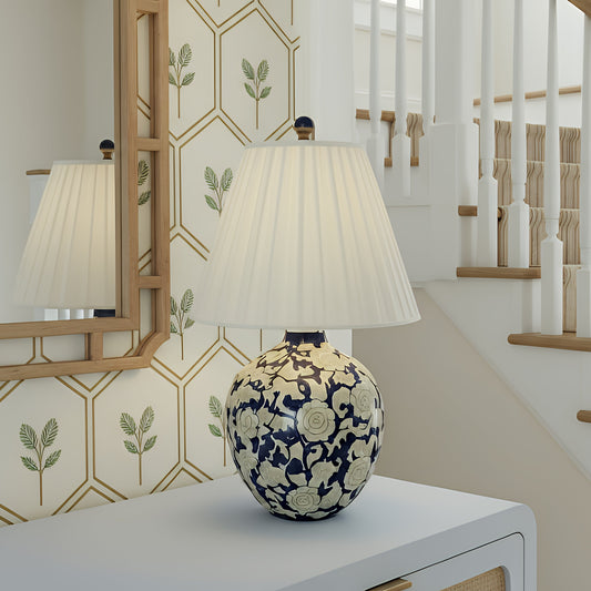 Diana Blue & White Table Lamp by TOV Furniture – photo 2 of 8