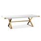 Adeline 95 Lacquer Rectangular Dining Table by TOV G5496