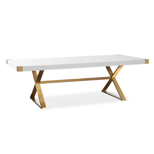 Adeline 95 Lacquer Rectangular Dining Table by TOV G5496