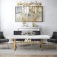 Adeline White Lacquer Dining Table by TOV