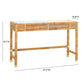 Amara 47 Woven Rattan Desk by TOV H21010