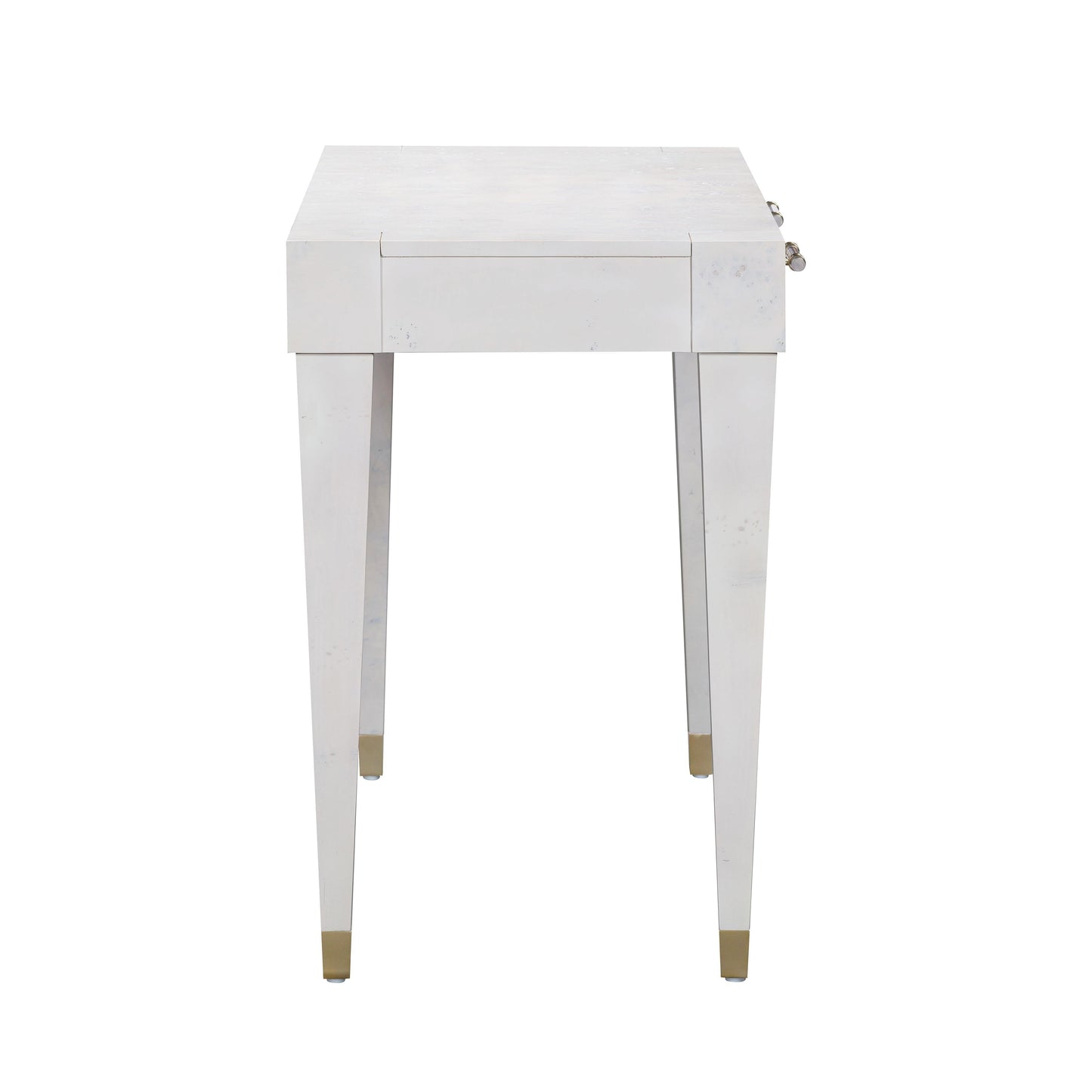 Brandyss 48 Burl 2 Drawer Work Desk by TOV H54194