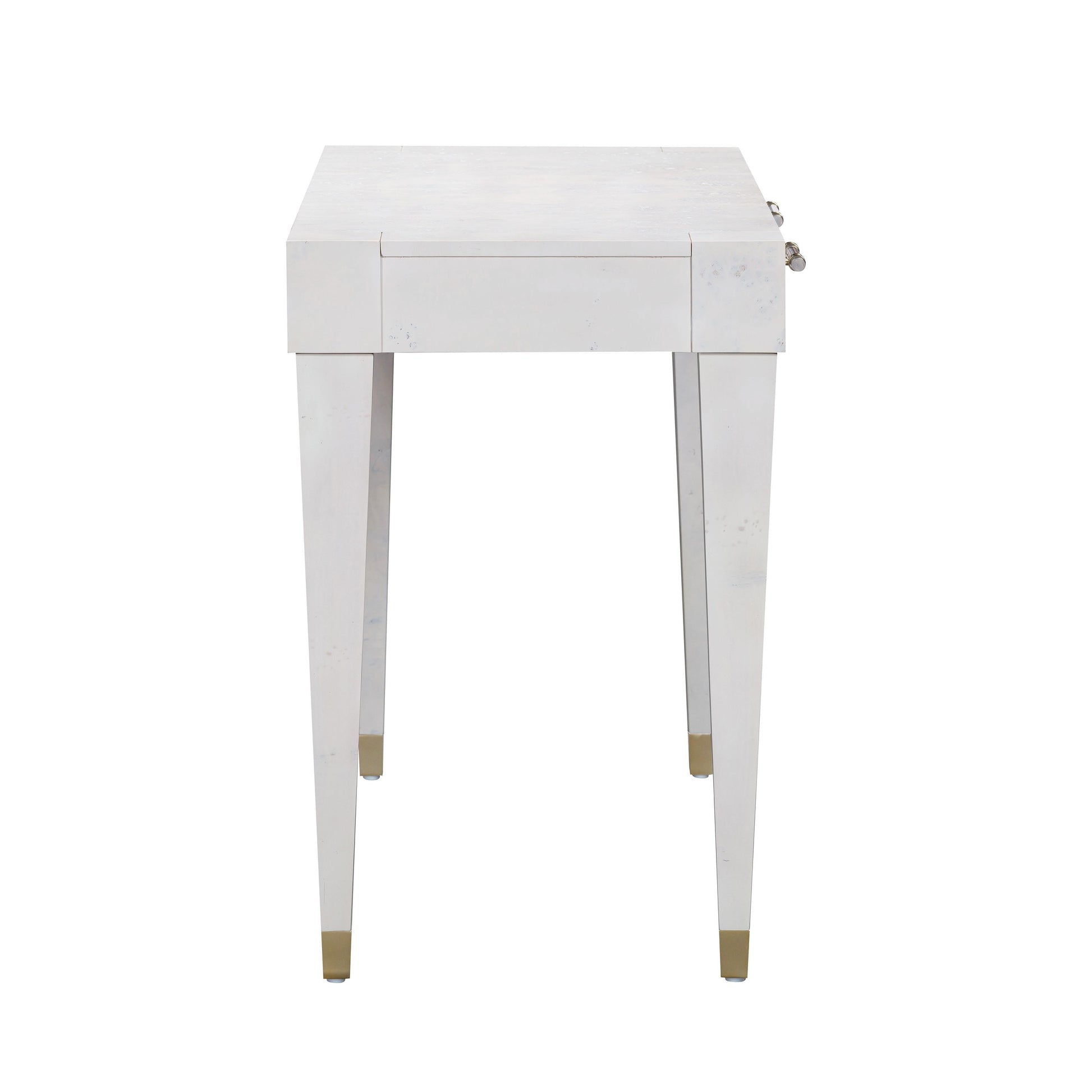 Brandyss 48 Burl 2 Drawer Work Desk by TOV H54194