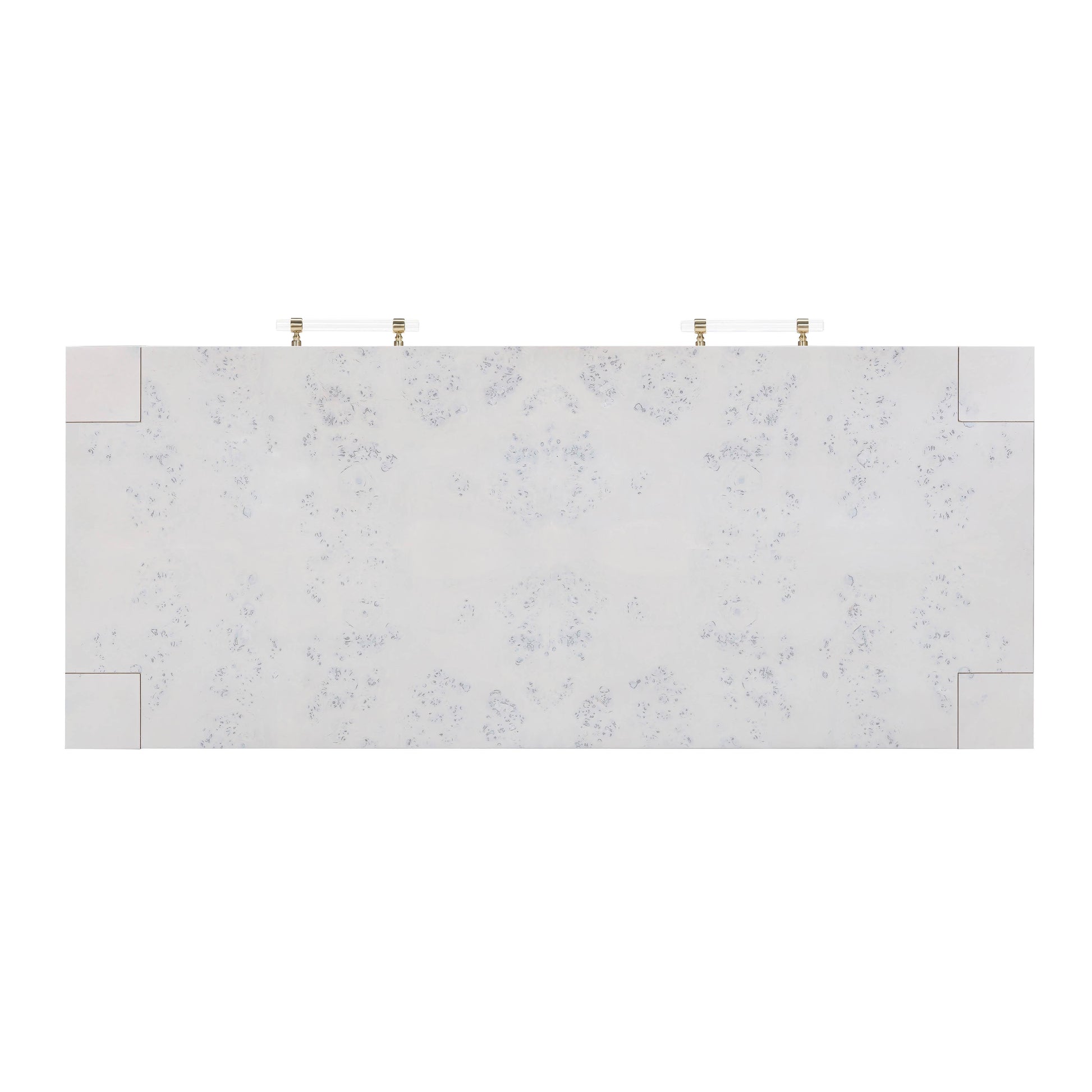 Brandyss 48 Burl 2 Drawer Work Desk by TOV H54194