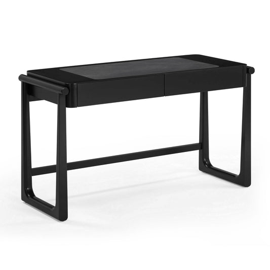 Alfalfa 52" 2-Drawer Desk Black by Tov Furniture