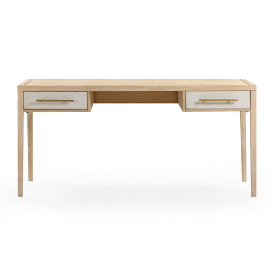 Hera 62'' Natural Washed Executive Desk Natural by Tov Furniture