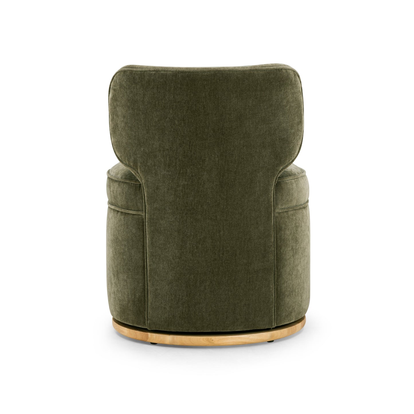 Amaya Green Upcycled Contract-Grade Chenille Swivel Desk Chair Green by Tov Furniture