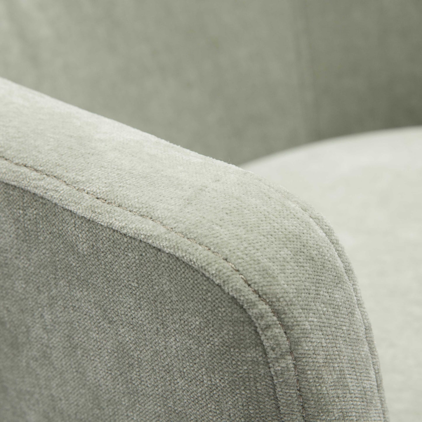 Kristen Upcycled Chenille Rolling Desk Chair by TOV H68926