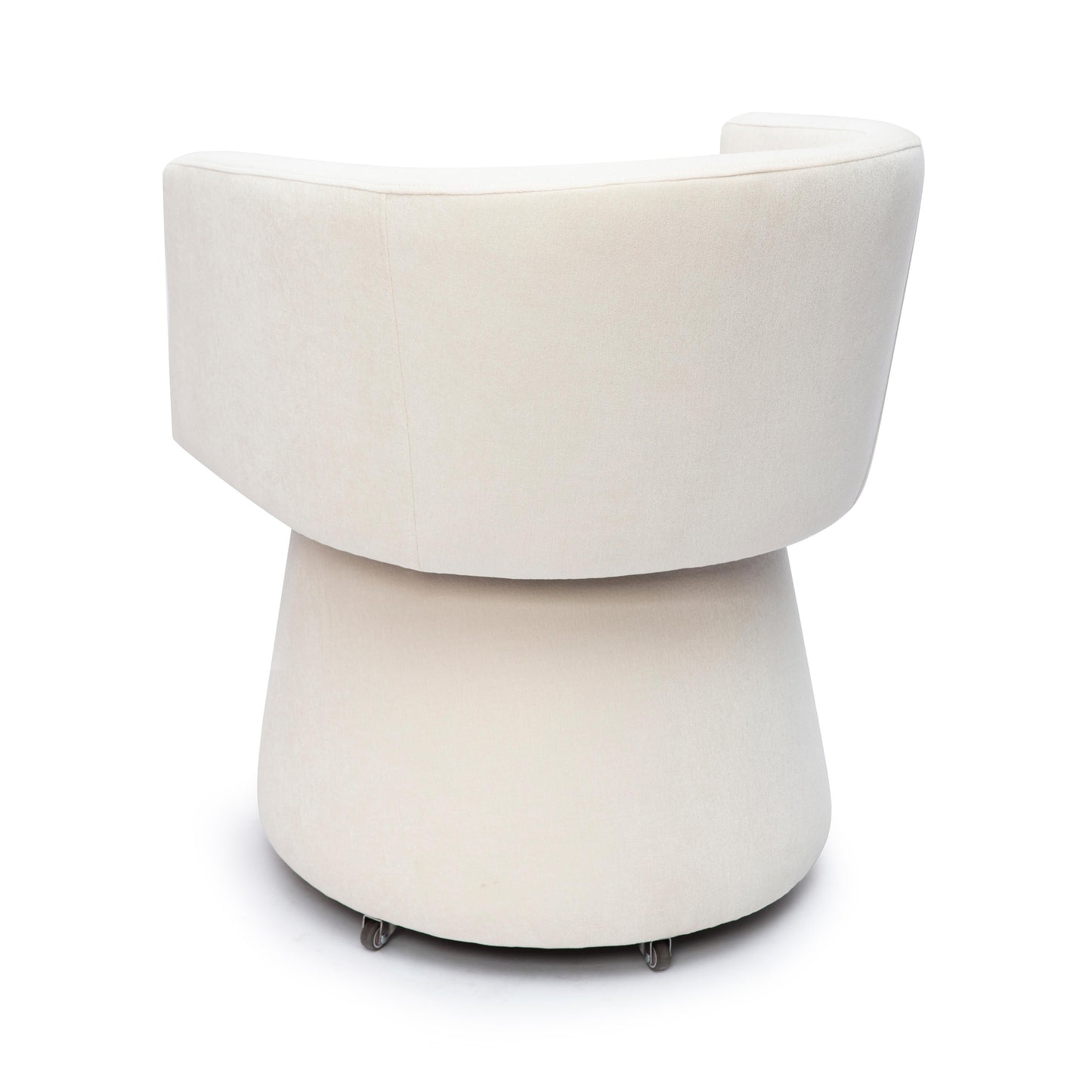 Kristen Upcycled Chenille Rolling Desk Chair by TOV H68928