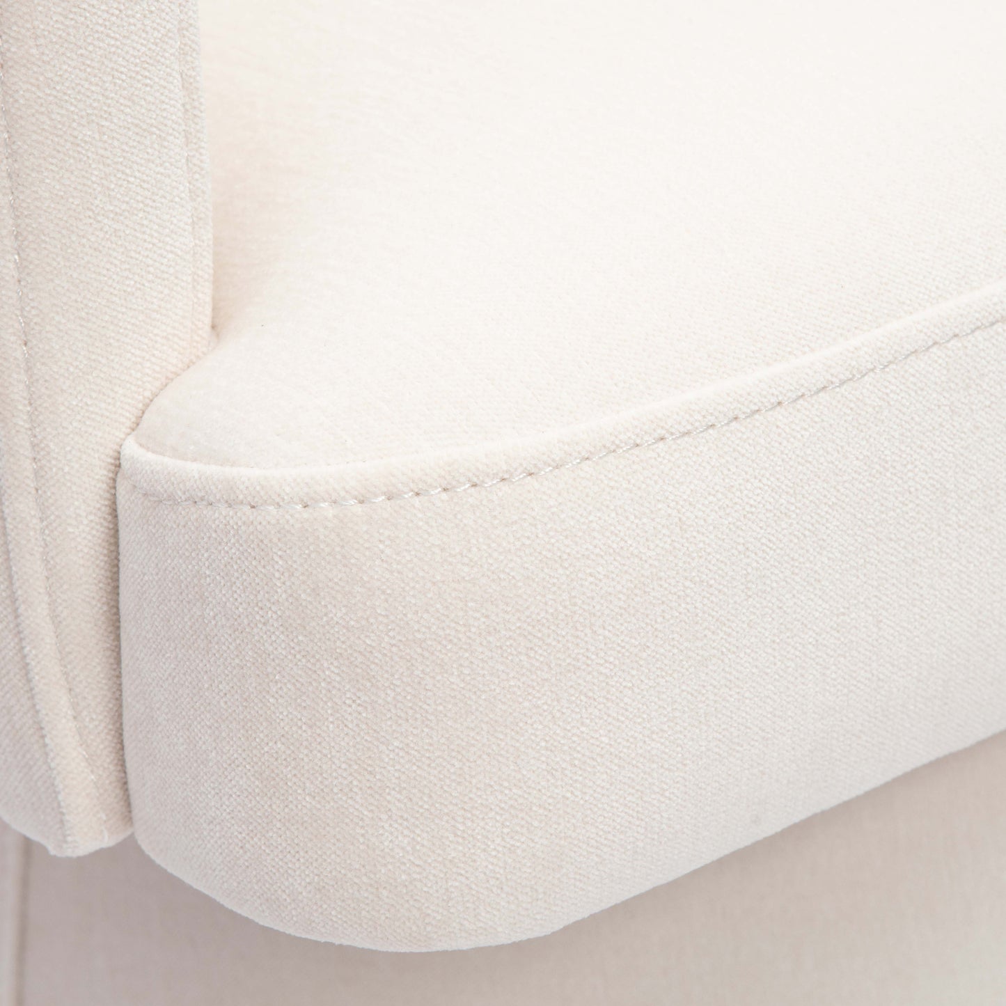 Kristen Upcycled Chenille Rolling Desk Chair by TOV H69158