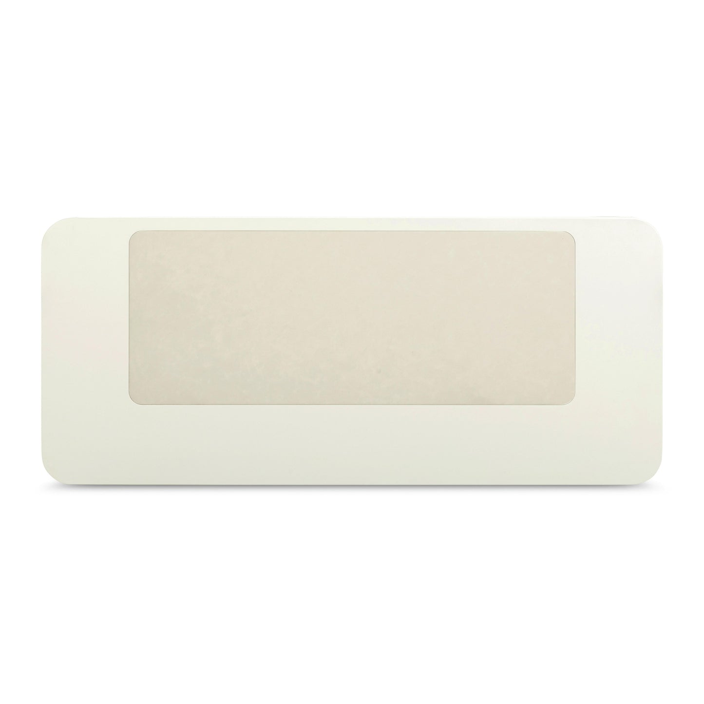Sarah 55" Cream 2-Drawer Executive Work Desk Cream by Tov Furniture
