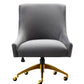 Beatrix Velvet Office Swivel Chair by TOV H7234
