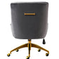 Beatrix Velvet Office Swivel Chair by TOV H7232