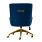 Beatrix Velvet Office Swivel Chair by TOV H7231