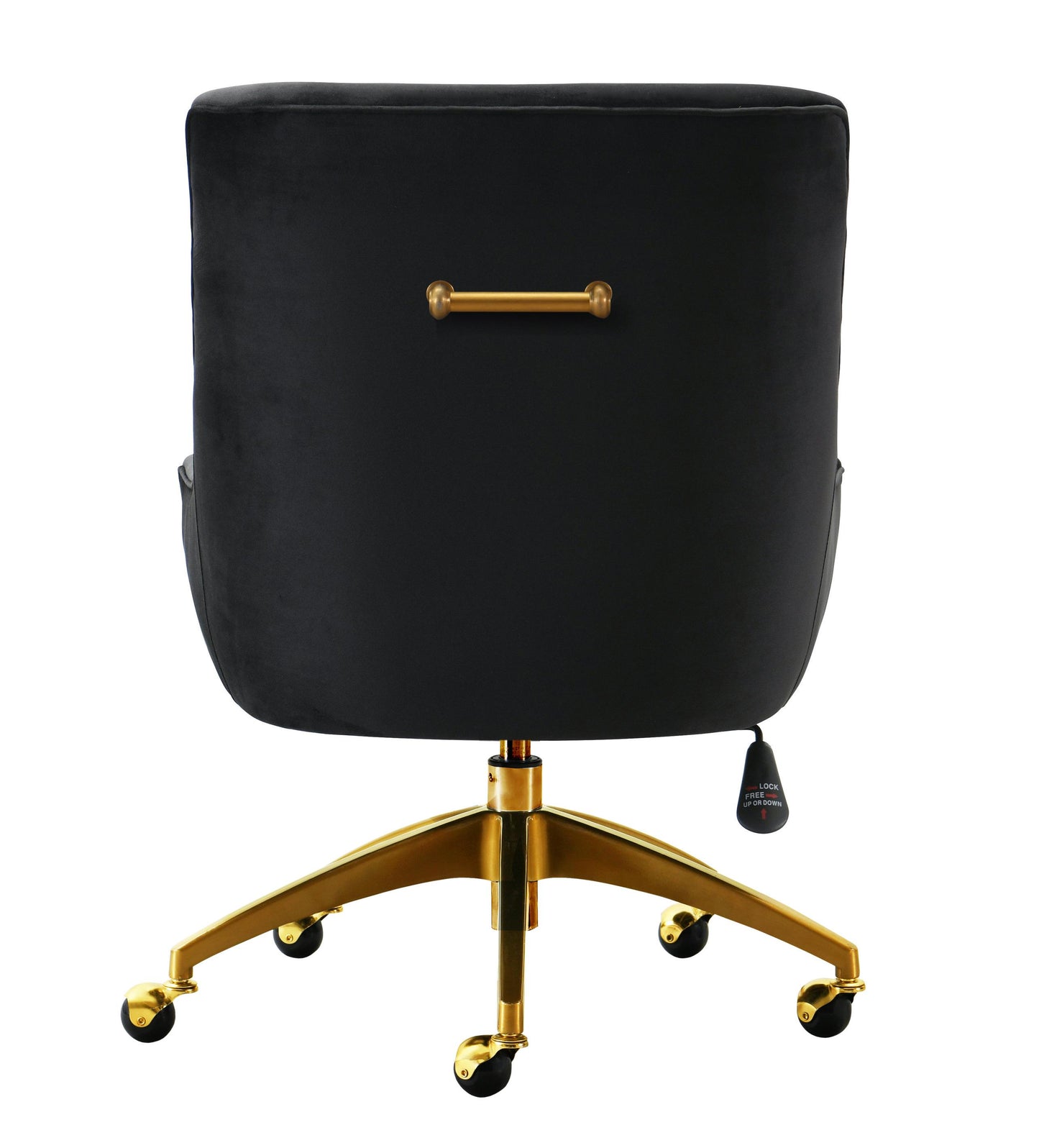 Beatrix Velvet Office Swivel Chair by TOV H7233