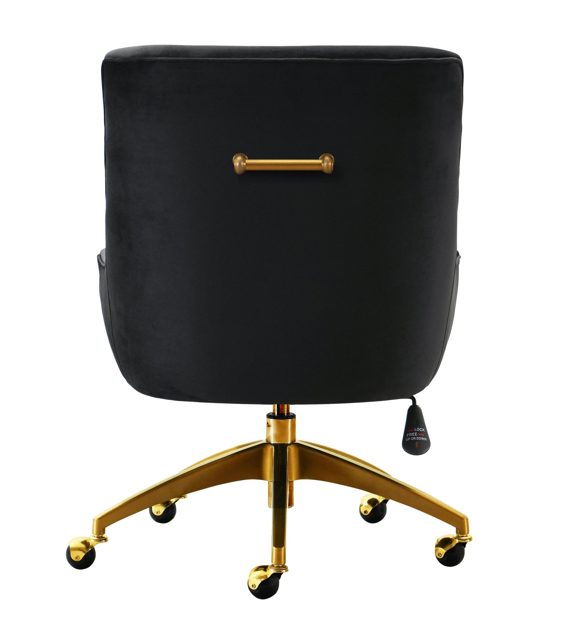 Beatrix Velvet Office Swivel Chair by TOV H7234