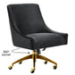 Beatrix Velvet Office Swivel Chair by TOV H7231