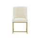 Lisa Pleated Velvet Dining Chair by TOV Ihd68647