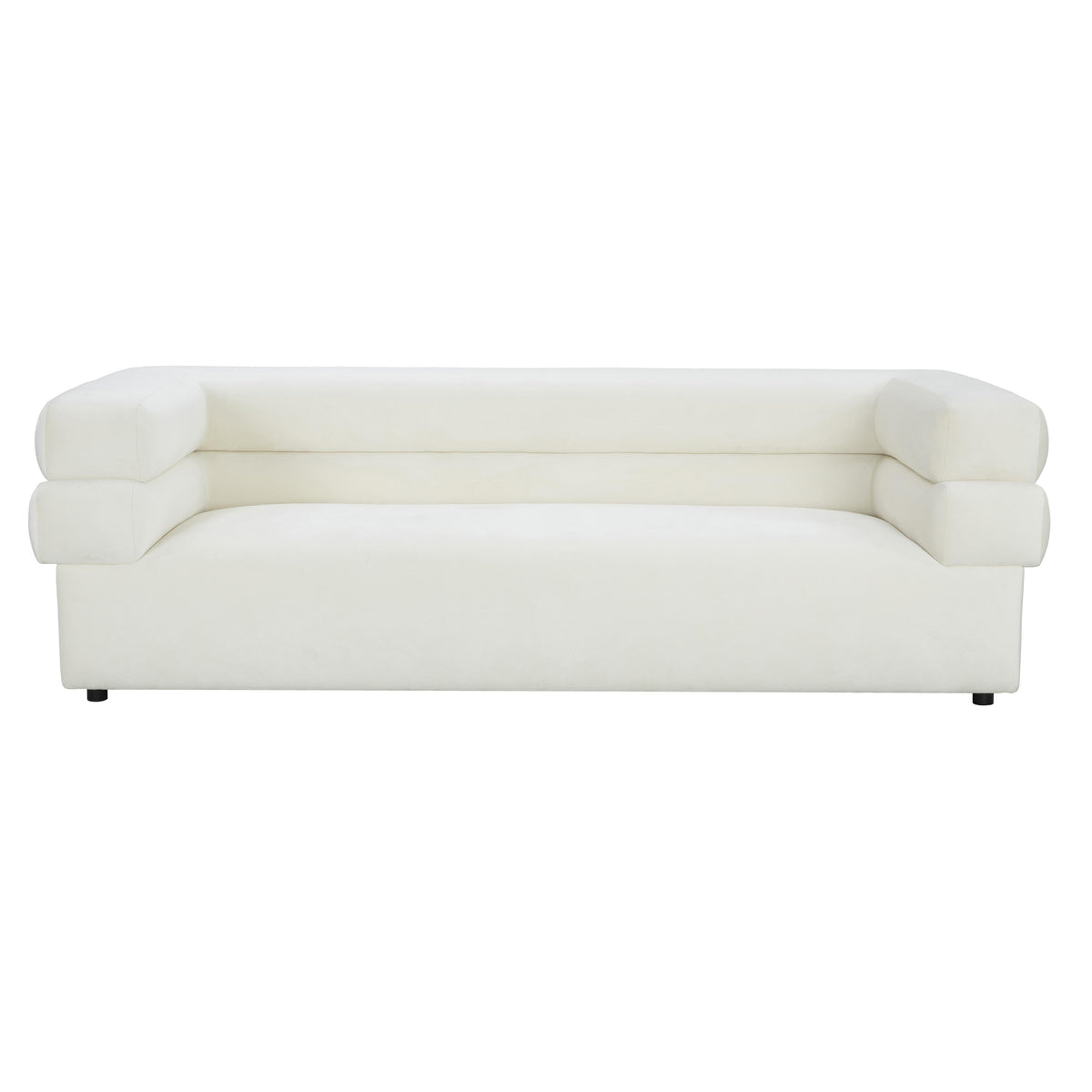 Elsa 98" Performance Fabric Sofa in Cream by TOV Furniture – photo 3 of 7