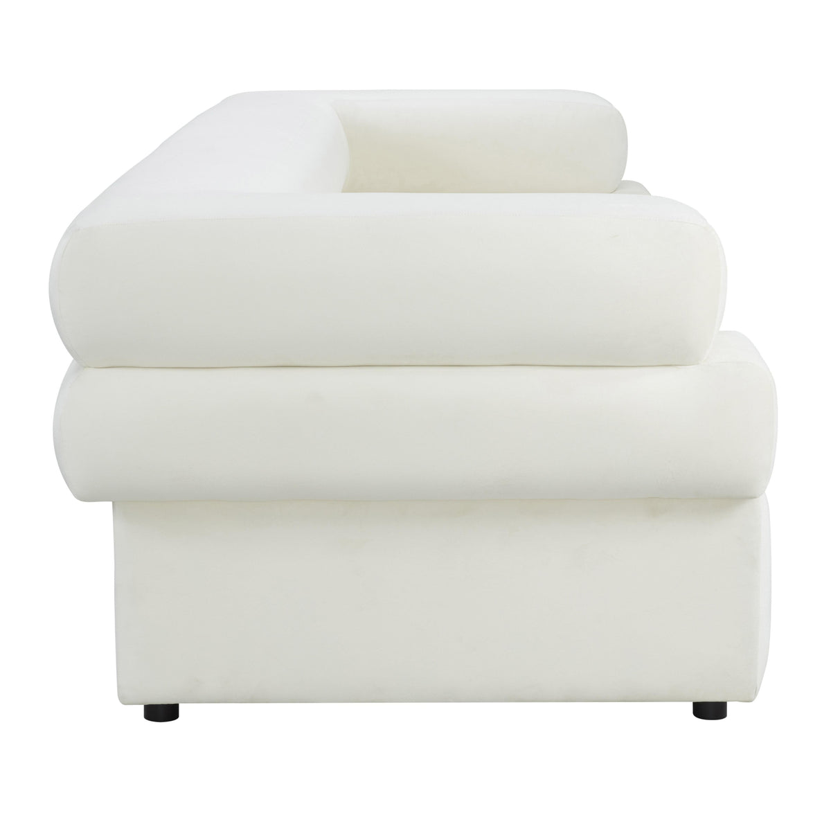Elsa 98" Performance Fabric Sofa in Cream by TOV Furniture – photo 6 of 7