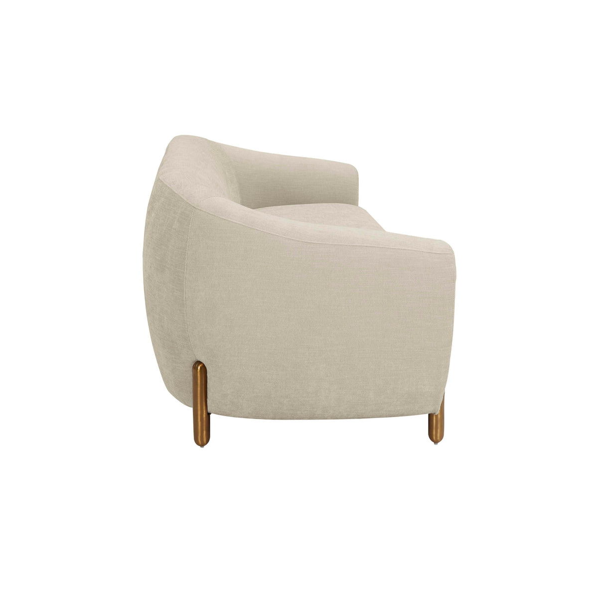 Lina 93" Grey Textured Linen Sofa by Inspire Me! Home Decor by TOV Furniture – photo 6 of 7