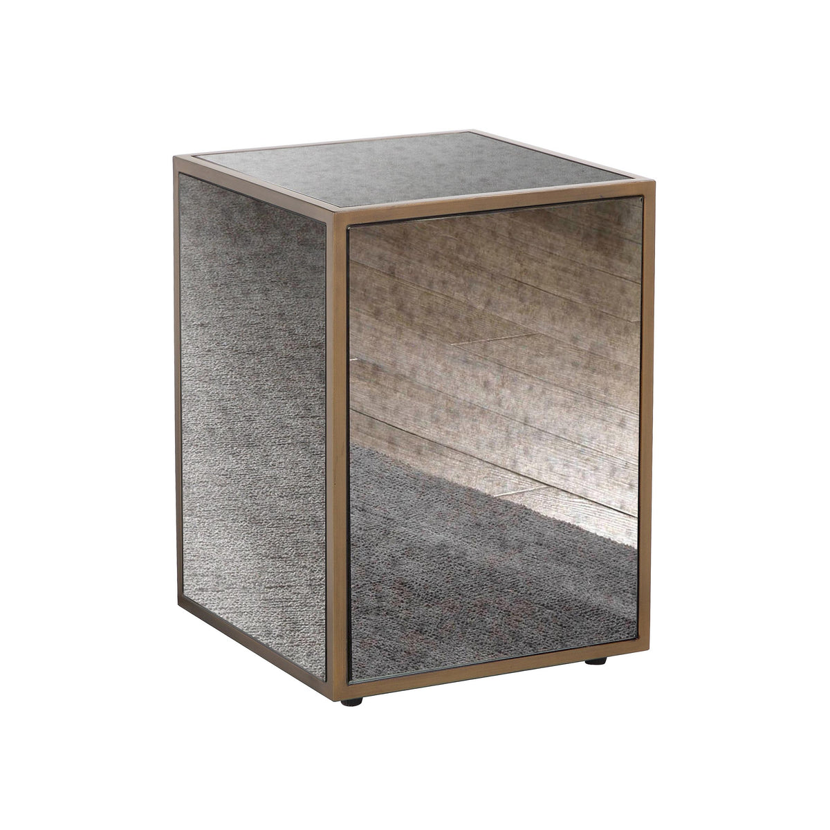 Lana Mirrored Side Table by TOV Furniture – photo 1 of 5