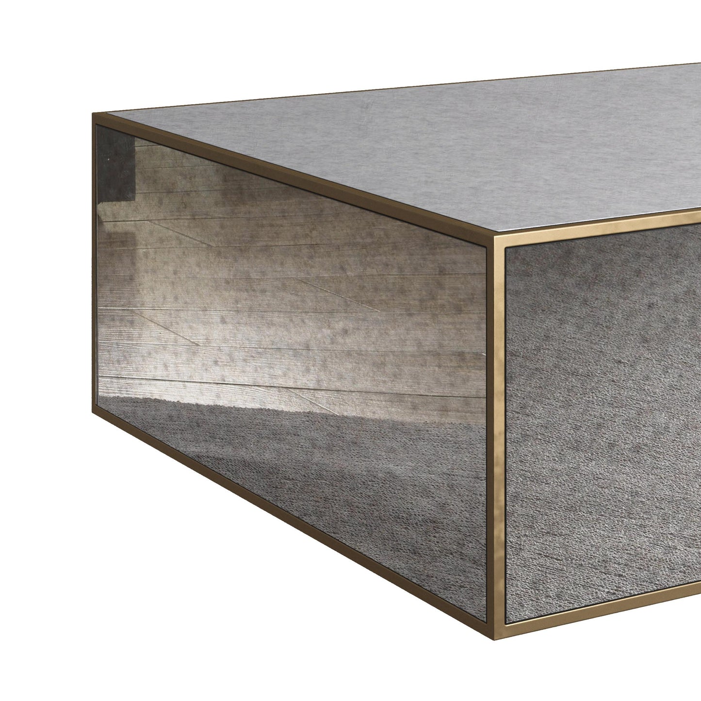 Lana Mirrored Coffee Table 43 48 by TOV Ihoc68256