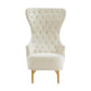 Jezebel Velvet Wingback Chair by TOV Ihs68207