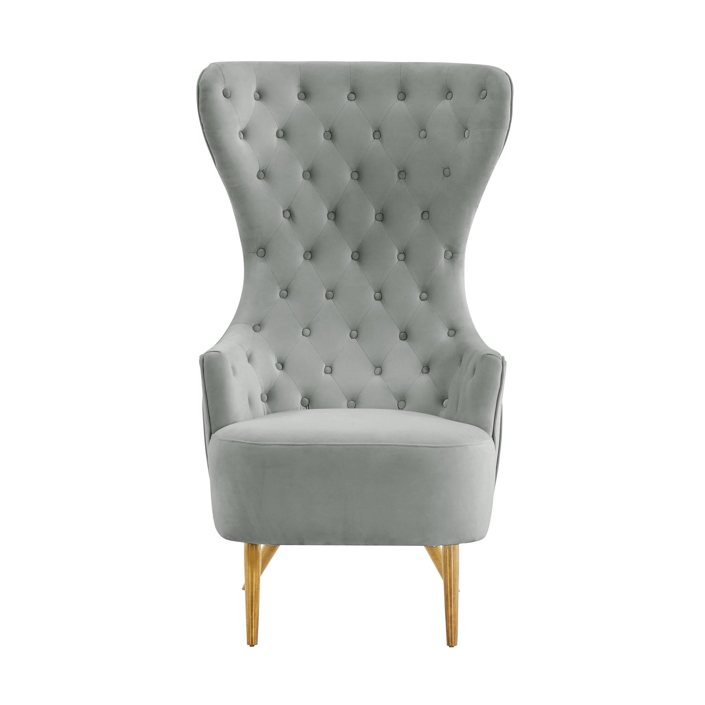 Jezebel Velvet Wingback Chair by TOV Ihs68207