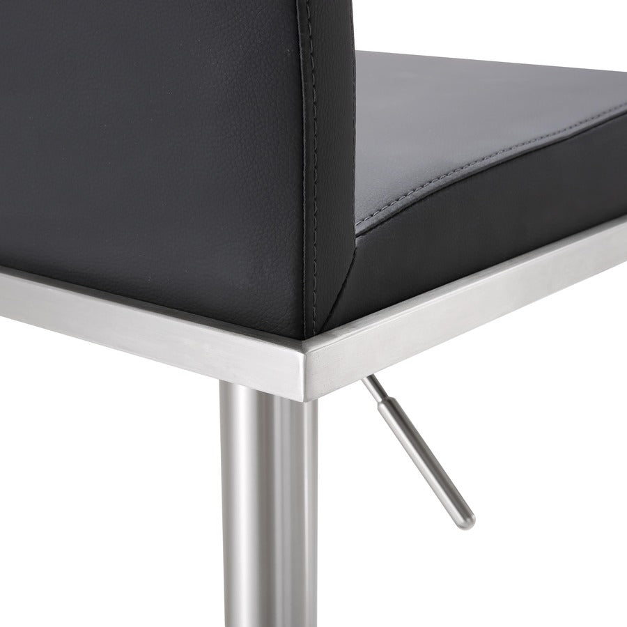 Amalfi Performance Vegan Leather Adjustable Stool by TOV K3617