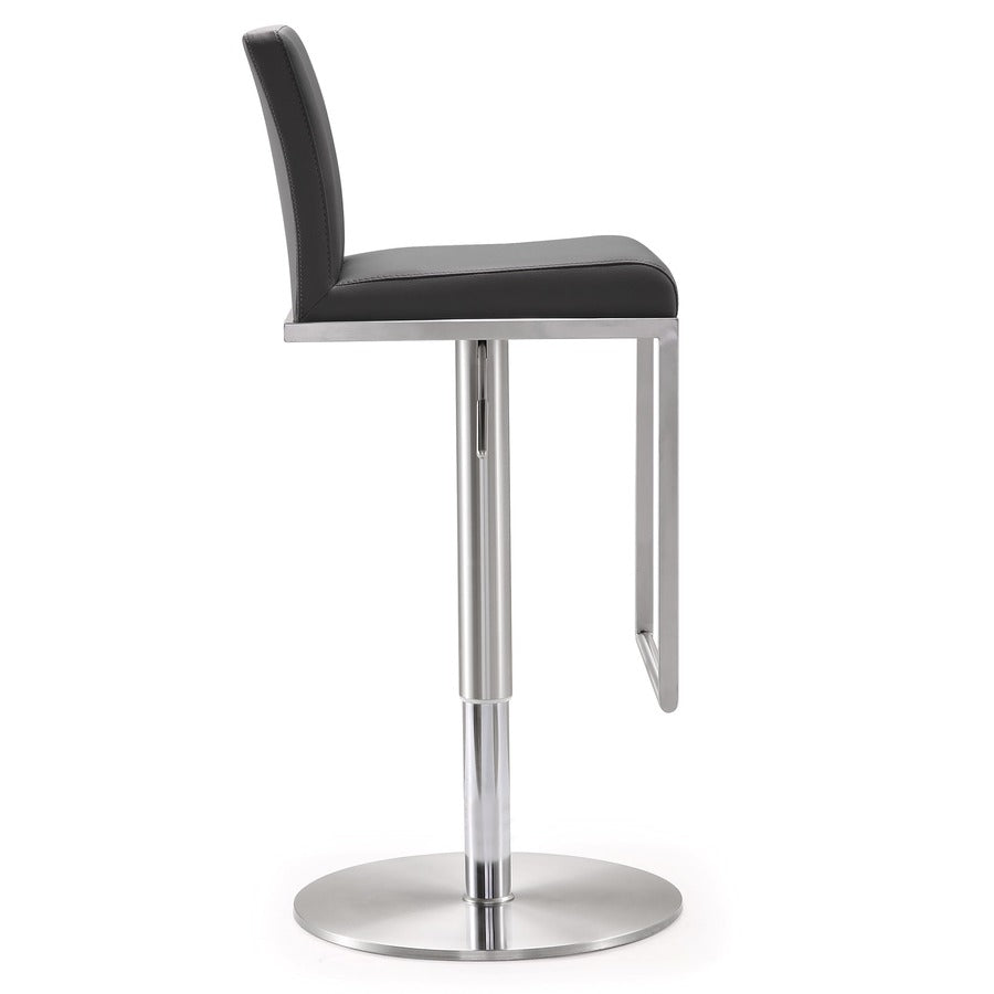 Amalfi Performance Vegan Leather Adjustable Stool by TOV K3616