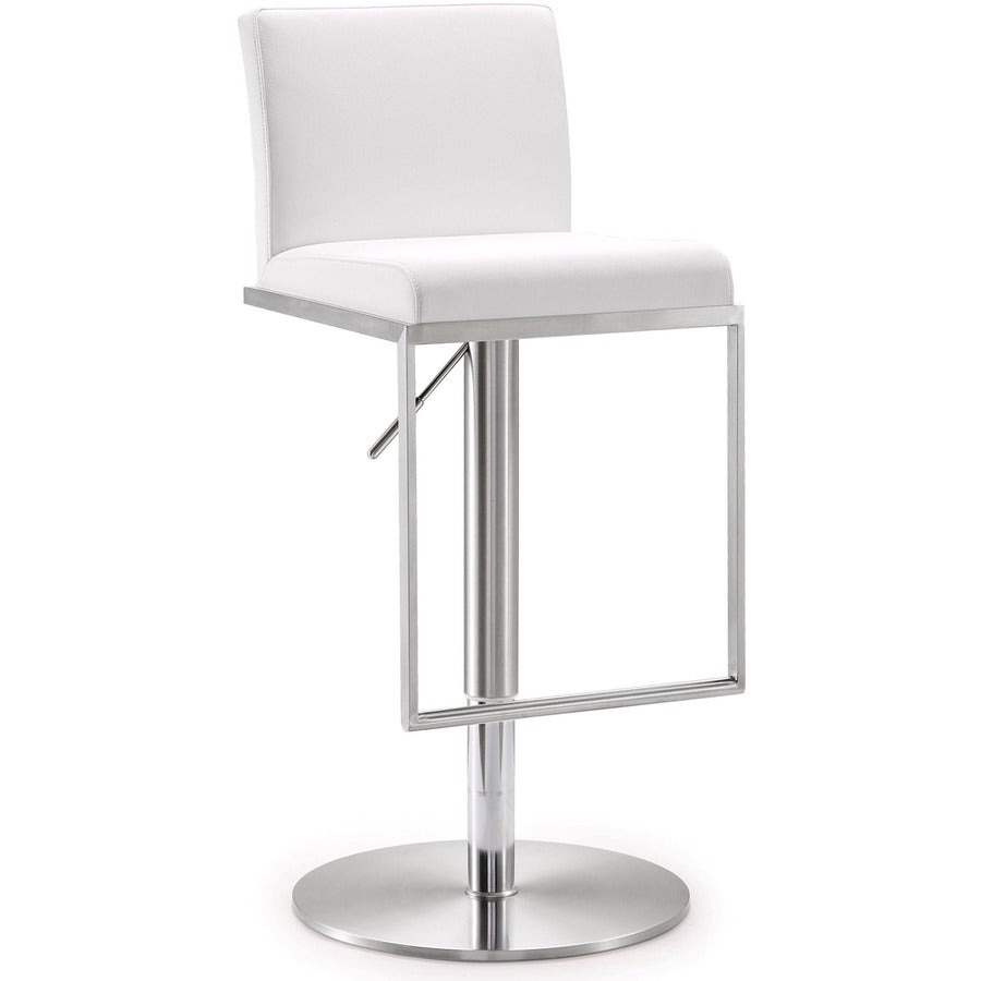 Amalfi Performance Vegan Leather Adjustable Stool by TOV K3617