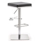 Bari Performance Vegan Leather Adjustable Stool by TOV K3656